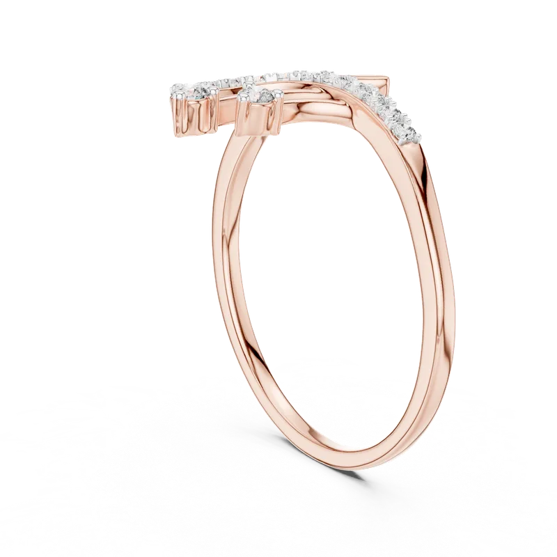 18K Gold Round Diamond Pavé Ring – 0.128 ct (12-10028-L) – Rings by Ivanka & Co