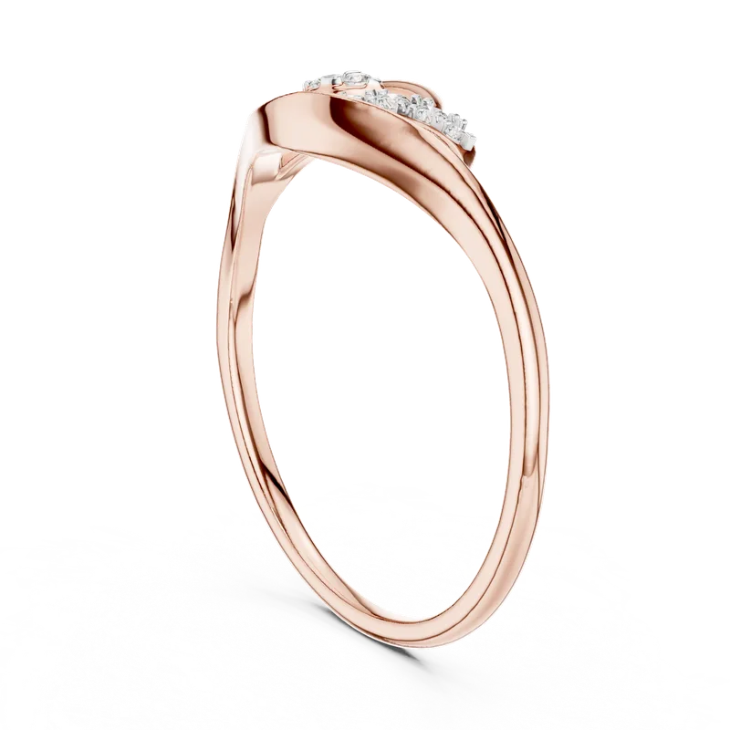 18K Gold Round Diamond Cluster Ring – 0.065 ct (12-10032-L) – Rings by Ivanka & Co