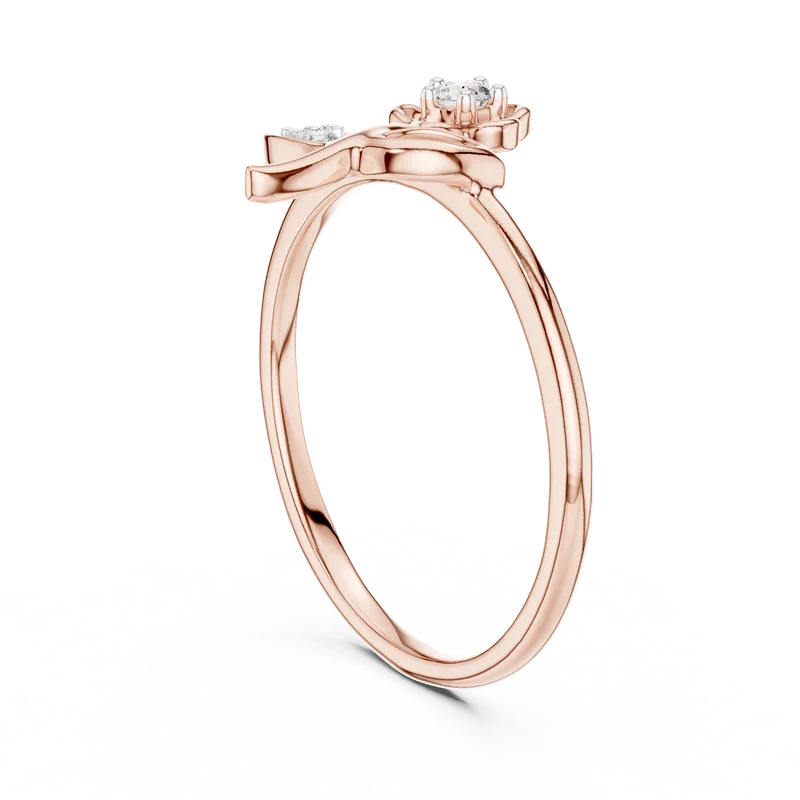 18K Gold Round Diamond Cluster Ring – 0.068 ct (12-10033-L) – Rings by Ivanka & Co