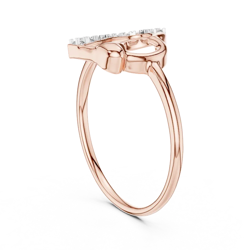 18K Gold Round Diamond Pavé Ring – 0.08 ct (12-10034-L) – Rings by Ivanka & Co