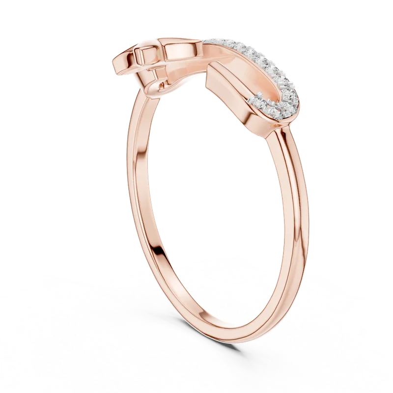 18K Gold Round Diamond Pavé Ring – 0.095 ct (12-10035-L) – Rings by Ivanka & Co