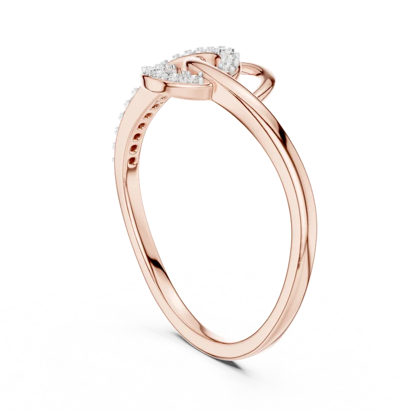 18K Gold Round Diamond Pavé Ring – 0.122 ct (12-10041-L) – Rings by Ivanka & Co