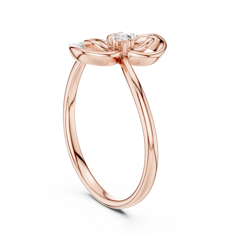 18K Gold Round Diamond Cluster Ring – 0.075 ct (12-10045-L) – Rings by Ivanka & Co