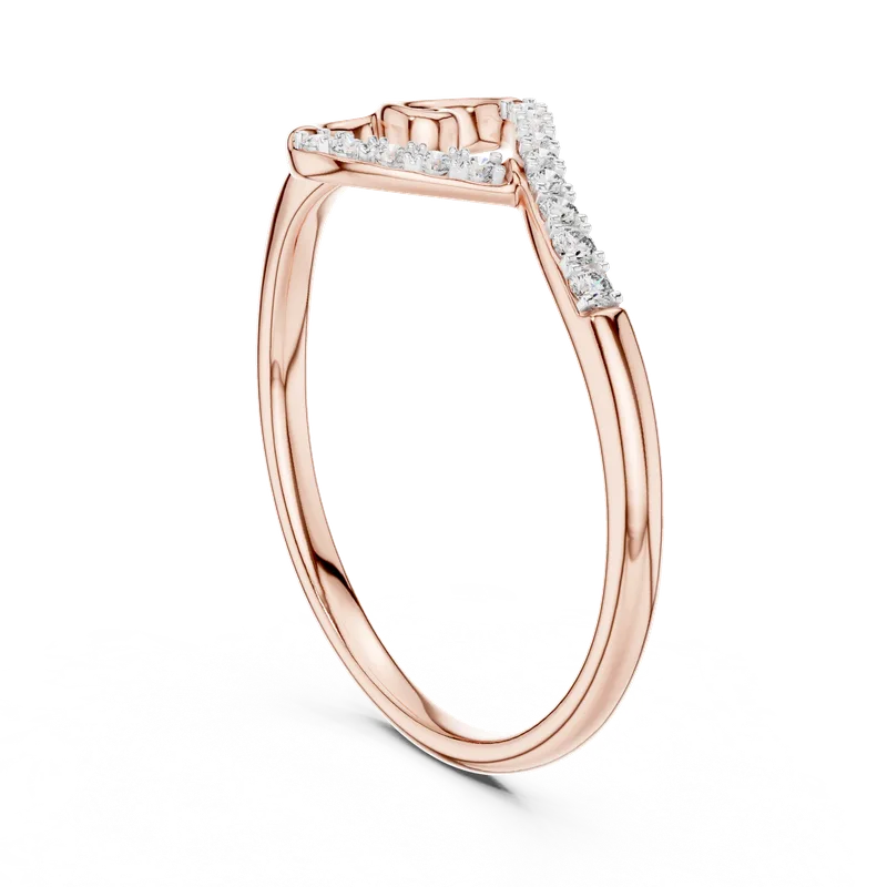 18K Gold Round Diamond Pavé Ring – 0.081 ct (12-10049-L) – Rings by Ivanka & Co