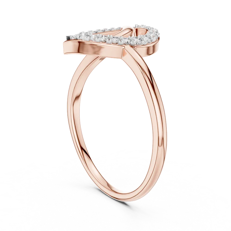 18K Gold Round Diamond Pavé Ring – 0.115 ct (12-10053-L) – Rings by Ivanka & Co