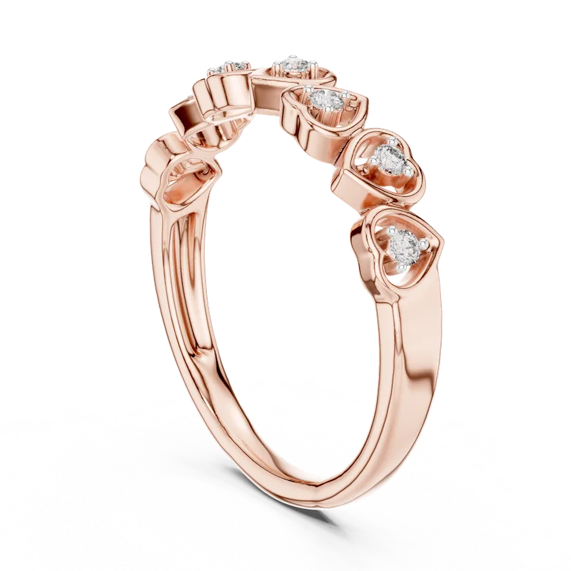 18K Gold Round Diamond Cluster Ring – 0.105 ct (12-10058-L) – Rings by Ivanka & Co