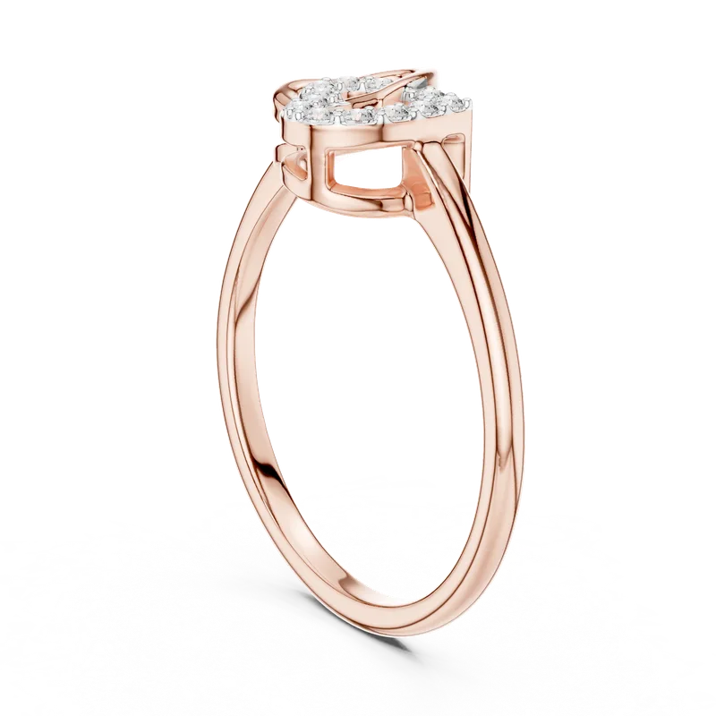 18K Gold Round Diamond Pavé Ring – 0.092 ct (12-10064-L) – Rings by Ivanka & Co