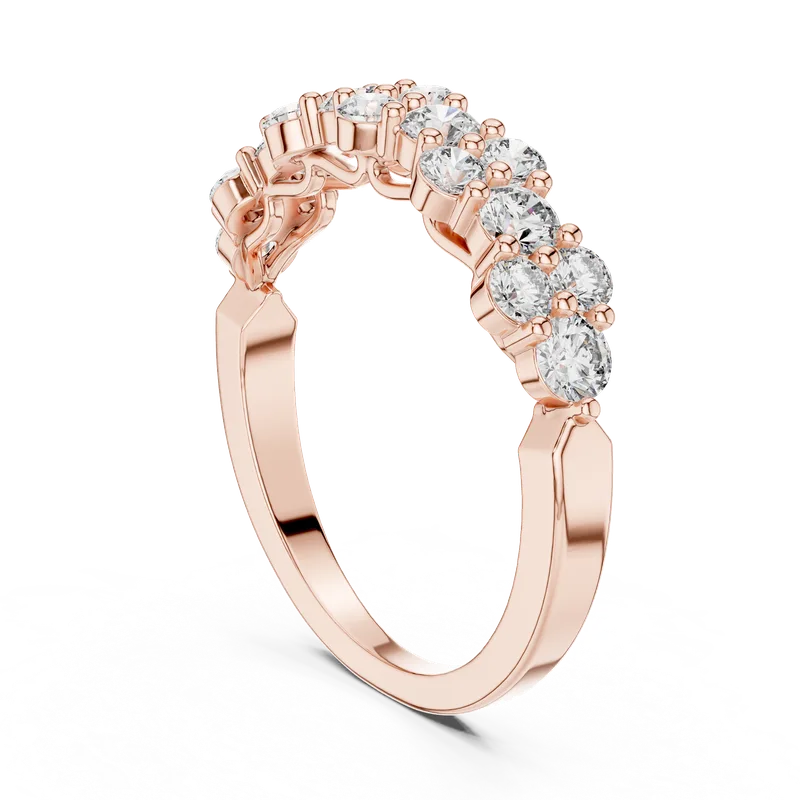18K Gold Round Diamond Pavé Ring – 0.93 ct (1200) – Rings by Ivanka & Co