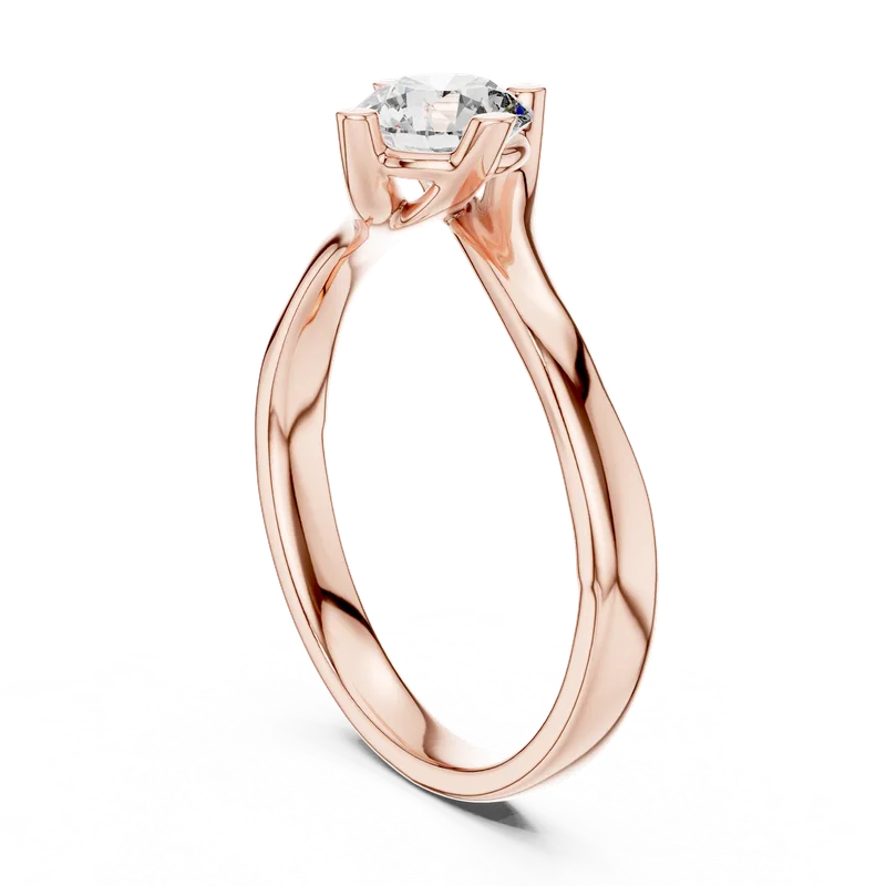 18K Gold Round Diamond Solitaire Ring – 0.5 ct (1211) – Rings by Ivanka & Co