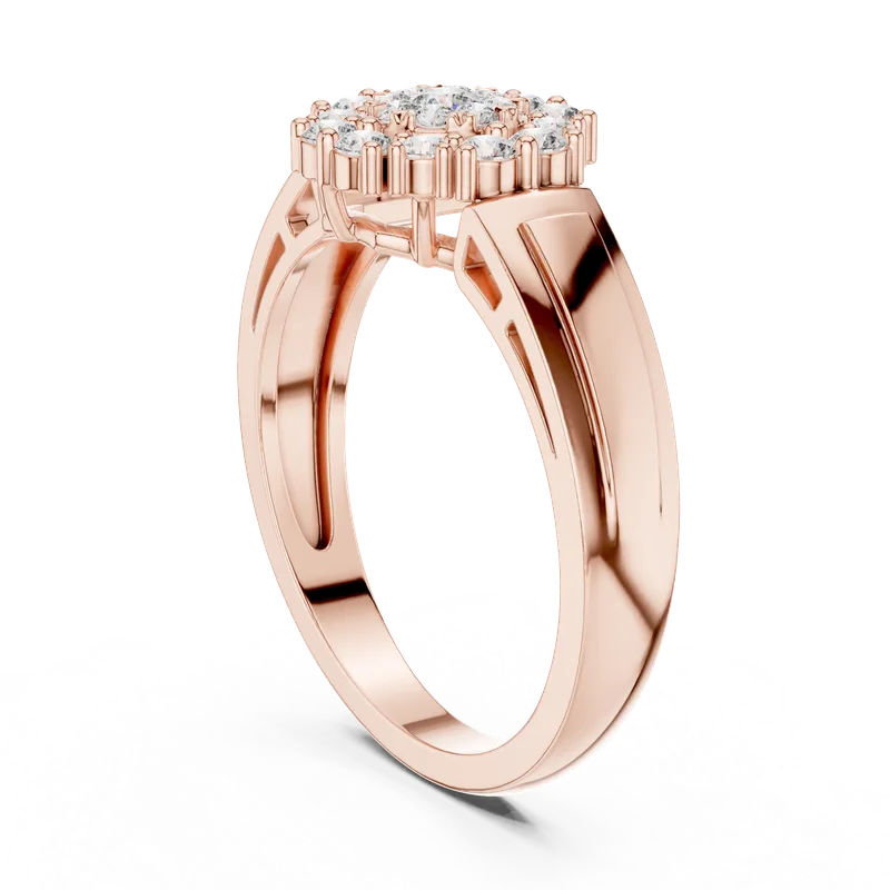 18K Gold Round Diamond Pavé Ring – 0.402 ct (19-120013L) – Rings by Ivanka & Co