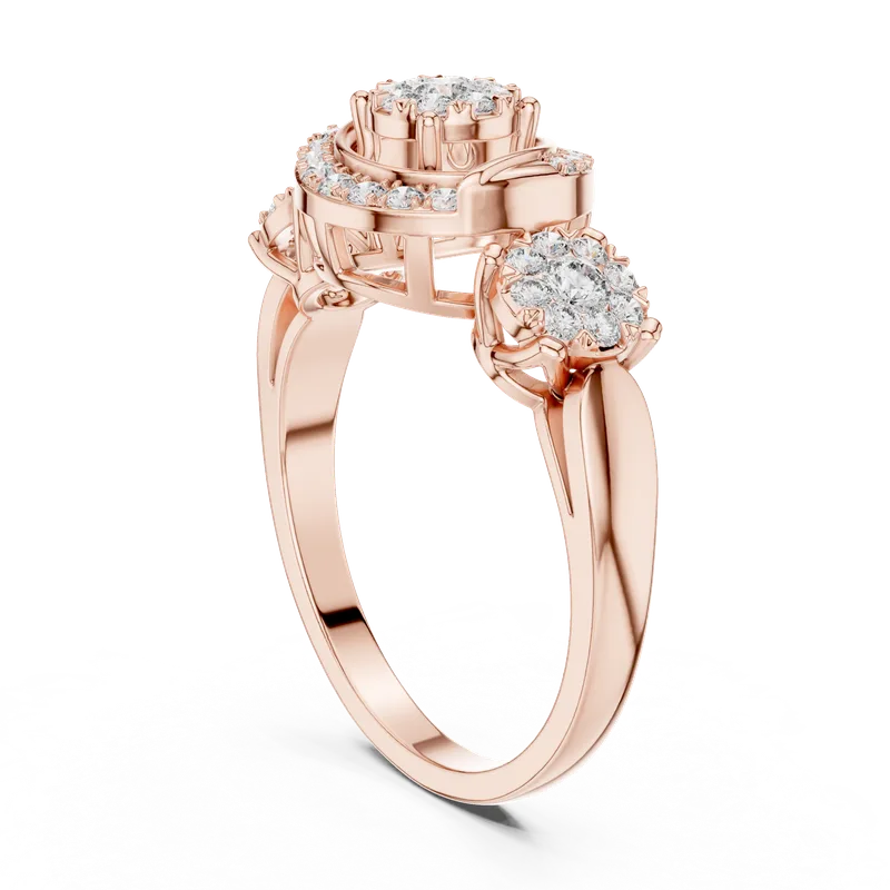18K Gold Round Diamond Pavé Ring – 0.502 ct (19-120022L) – Rings by Ivanka & Co