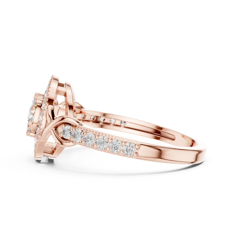 18K Gold Round Diamond Pavé Ring – 0.514 ct (19-120026) – Rings by Ivanka & Co