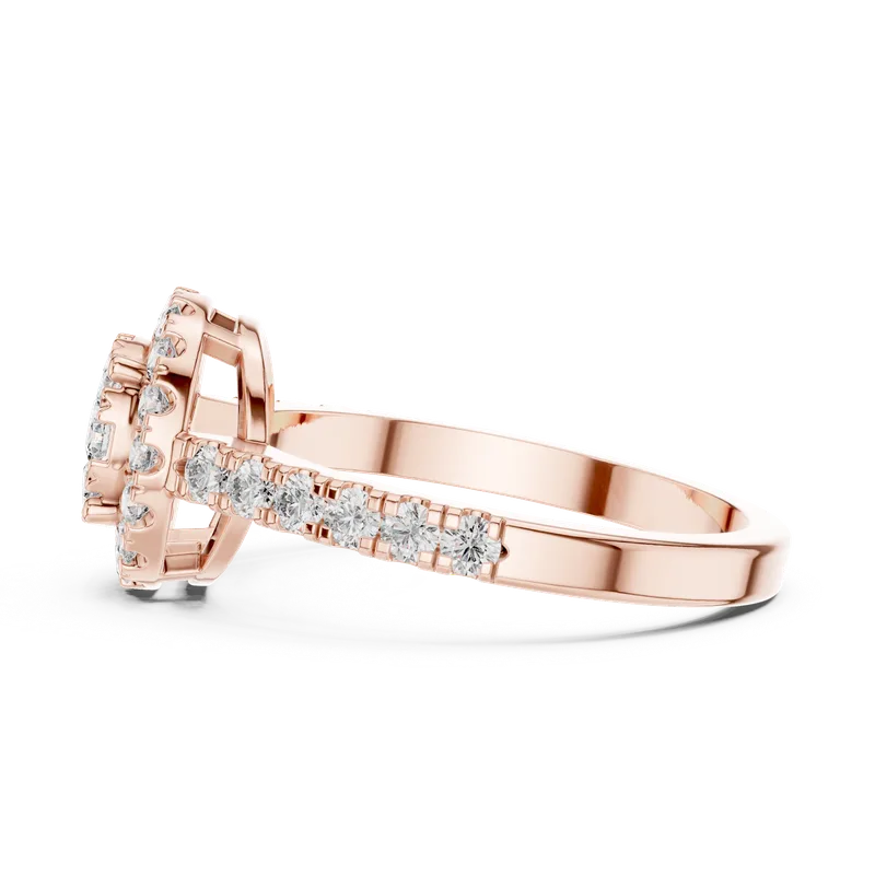 18K Gold Round Diamond Pavé Ring – 0.744 ct (19-120035L) – Rings by Ivanka & Co