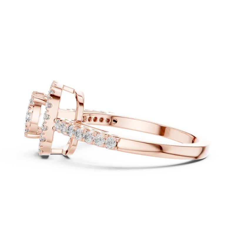 18K Gold Round Diamond Pavé Ring – 0.632 ct (19-120038L) – Rings by Ivanka & Co