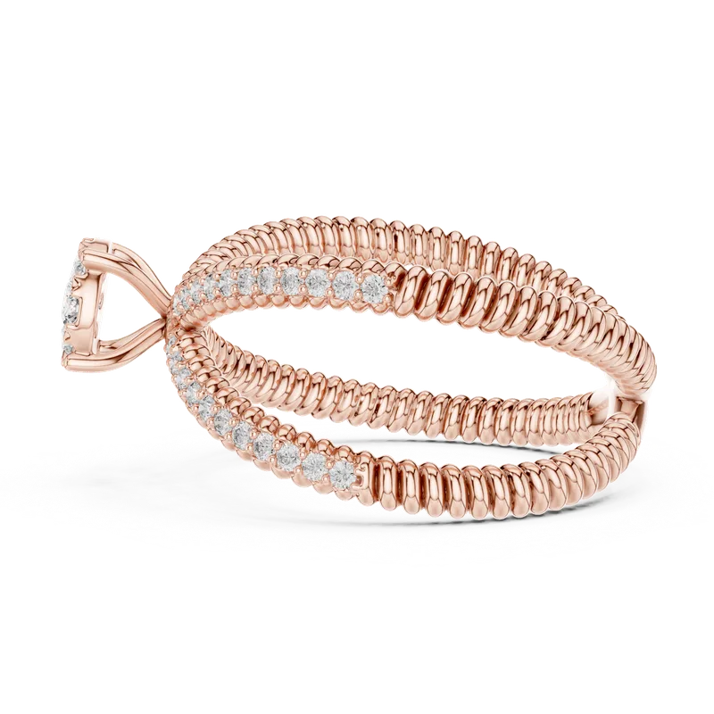 18K Gold Round Diamond Pavé Ring – 0.386 ct (19-120041L) – Rings by Ivanka & Co