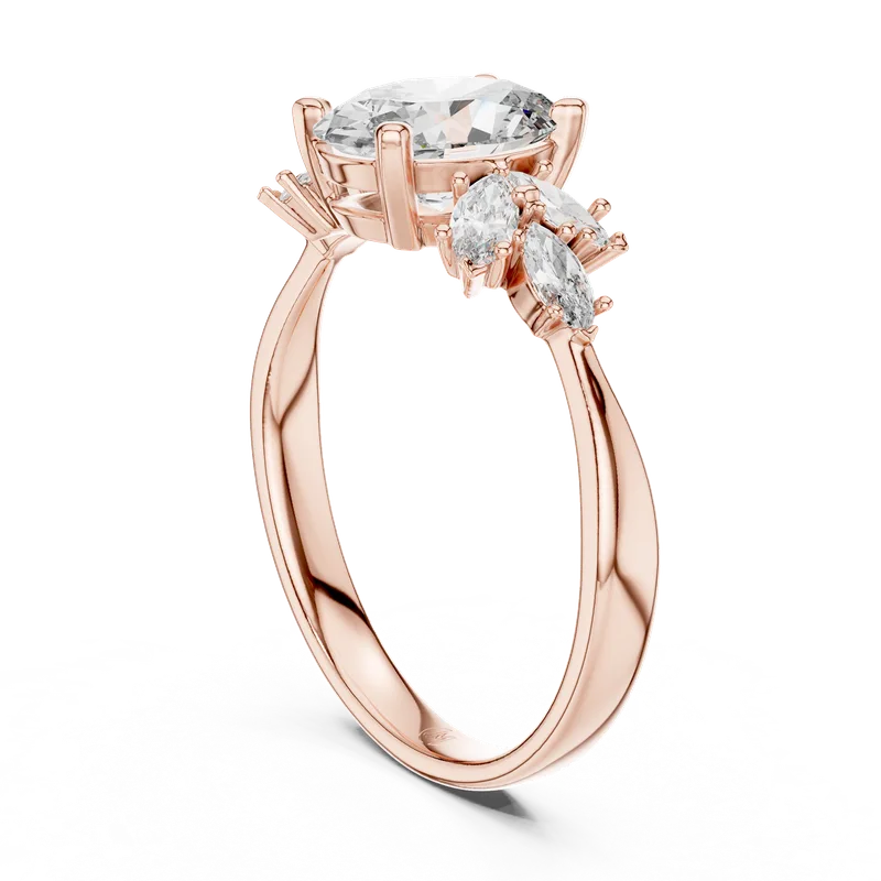 18K Gold Diamond Cluster Ring – 1.3 ct (20-10002L) – Rings by Ivanka & Co