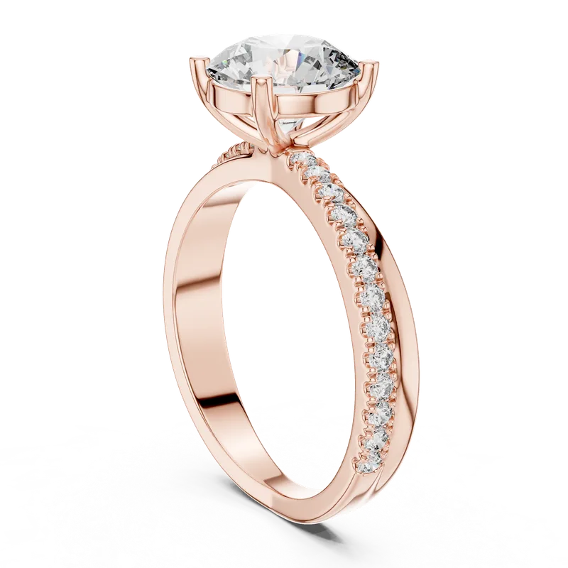 18K Gold Round Diamond Pavé Ring – 2.412 ct (425) – Rings by Ivanka & Co