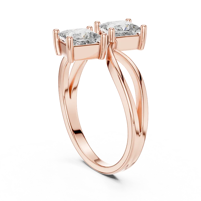 18K Gold Princess Diamond Cluster Ring – 1.3 ct (444) – Rings by Ivanka & Co