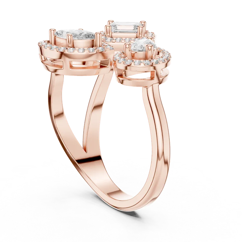 18K Gold Diamond Pavé Ring – 0.92 ct (504) – Rings by Ivanka & Co