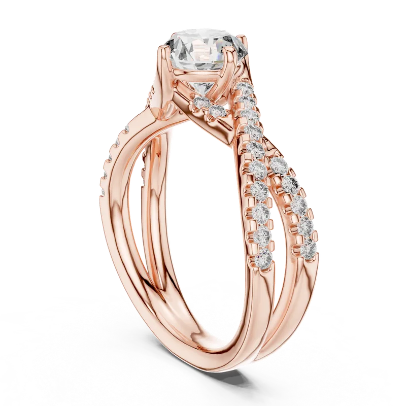 18K Gold Round Diamond Pavé Ring – 1.384 ct (638) – Rings by Ivanka & Co