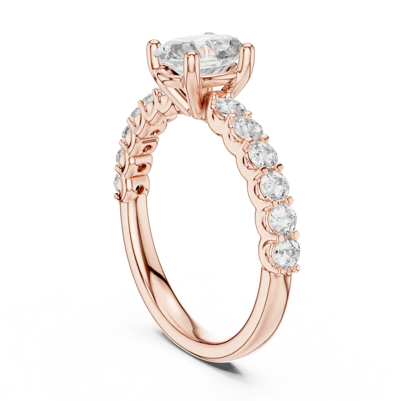 18K Gold Oval Diamond Pavé Ring – 1.553 ct (667) – Rings by Ivanka & Co
