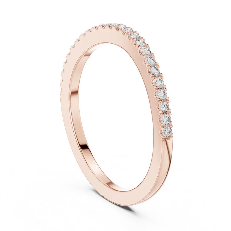 18K Gold Round Diamond Pavé Ring – 0.216 ct (811) – Rings by Ivanka & Co