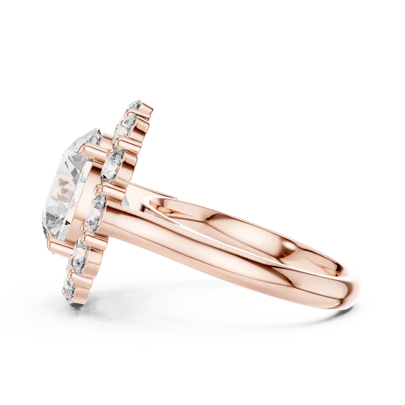 18K Gold Round Diamond Pavé Ring – 6.586 ct (9-10025L-09) – Rings by Ivanka & Co
