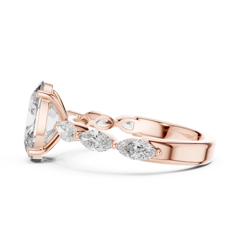 18K Gold Oval Diamond Cluster Ring – 2.6 ct (9-10031L-SS9) – Rings by Ivanka & Co