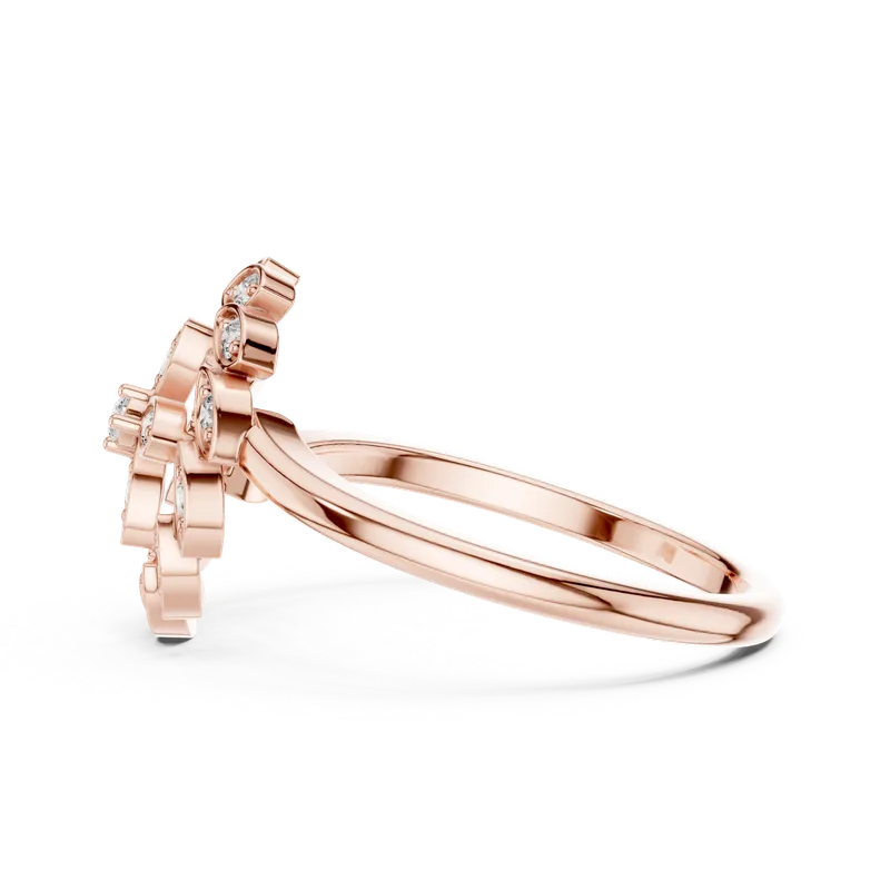 18K Gold Round Diamond Pavé Ring – 0.195 ct (9-10045L) – Rings by Ivanka & Co