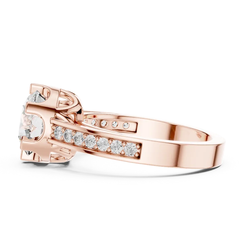 18K Gold Round Diamond Pavé Ring – 1.71 ct (9-10053L) – Rings by Ivanka & Co