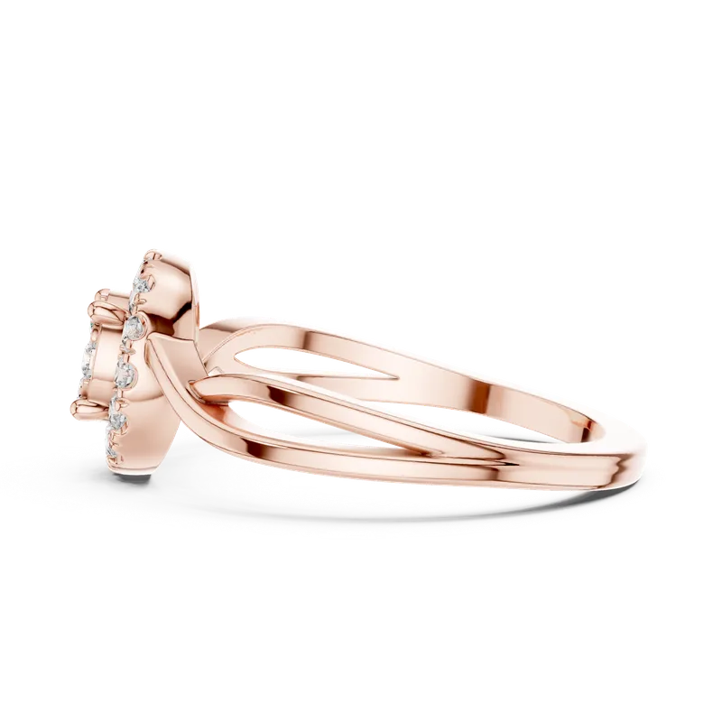 18K Gold Round Diamond Pavé Ring – 0.282 ct (9-10058L) – Rings by Ivanka & Co