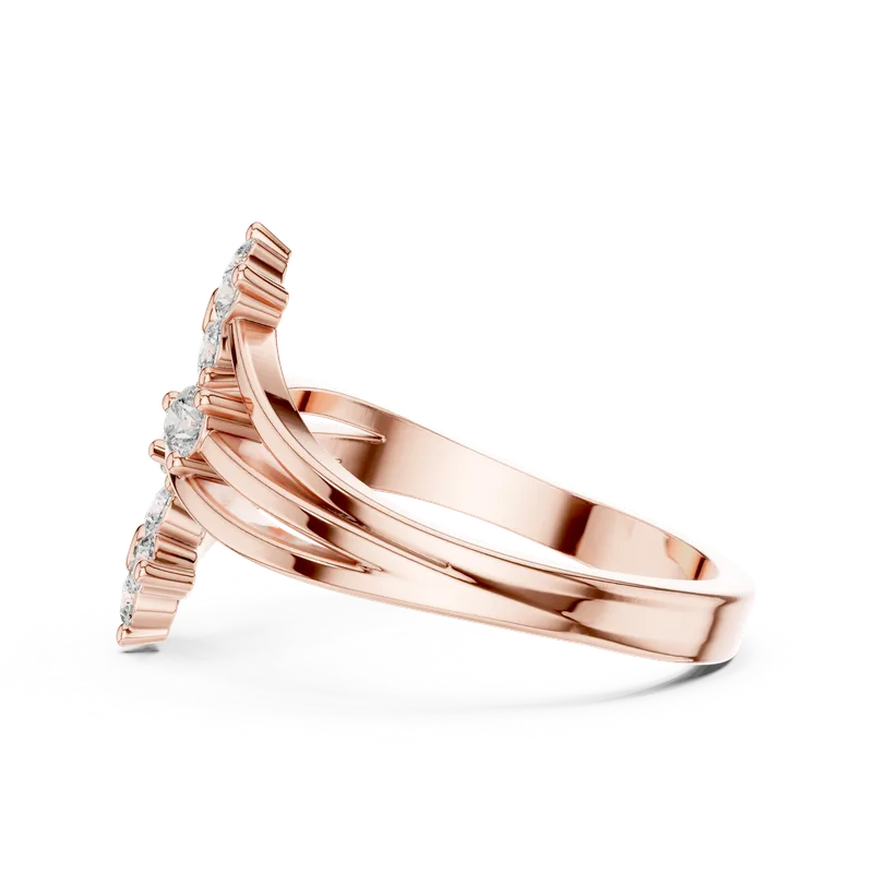 18K Gold Round Diamond Pavé Ring – 0.39 ct (9-10068L) – Rings by Ivanka & Co
