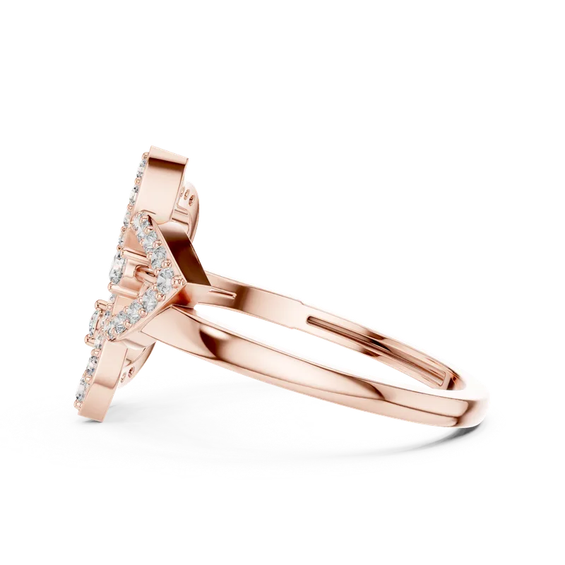 18K Gold Round Diamond Pavé Ring – 0.255 ct (9-10070L) – Rings by Ivanka & Co