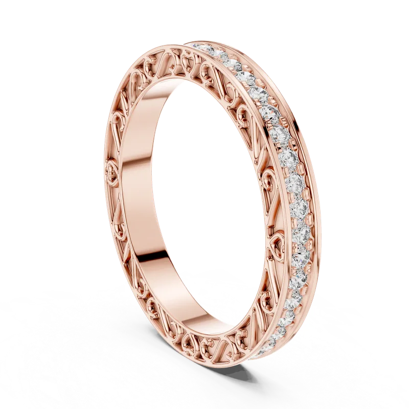 18K Gold Round Diamond Pavé Ring – 0.504 ct (996) – Rings by Ivanka & Co