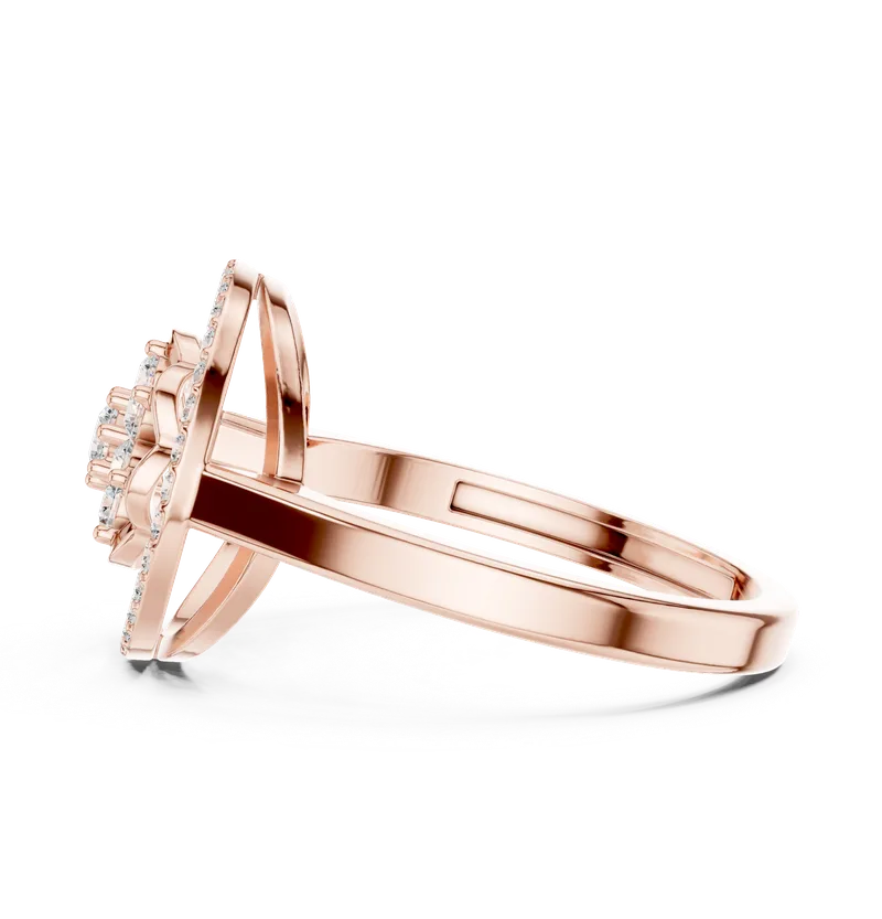 18K Gold Diamond Ring (ALR-154) – Rings by Ivanka & Co
