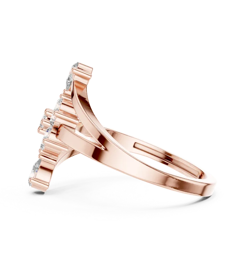 18K Gold Diamond Ring (ALR-162) – Rings by Ivanka & Co