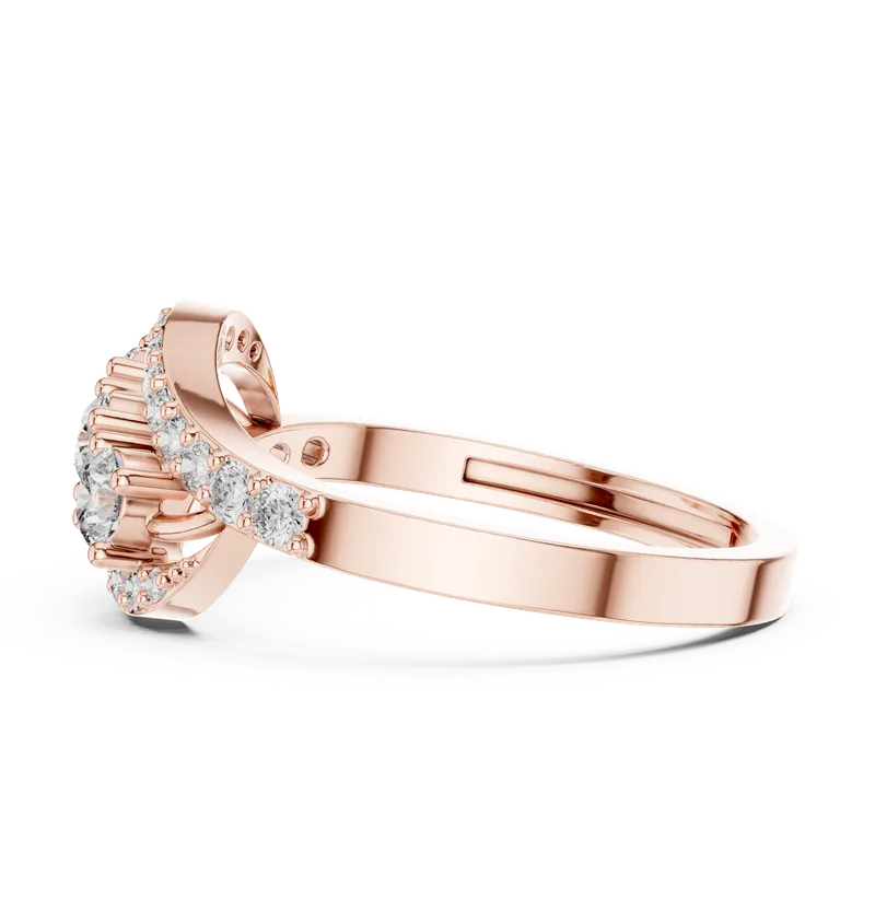18K Gold Diamond Ring (ALR-165) – Rings by Ivanka & Co