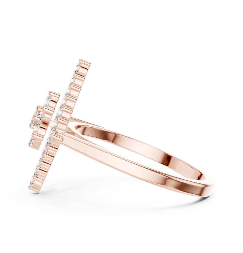18K Gold Diamond Ring (ALR-177) – Rings by Ivanka & Co