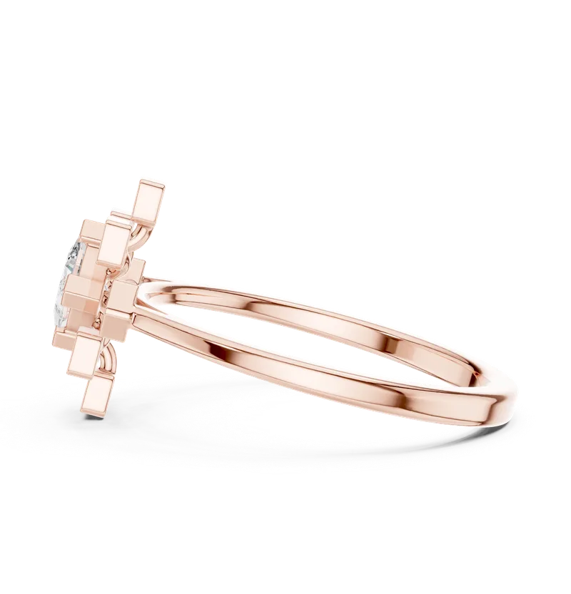18K Gold Diamond Ring (ALR-208) – Rings by Ivanka & Co