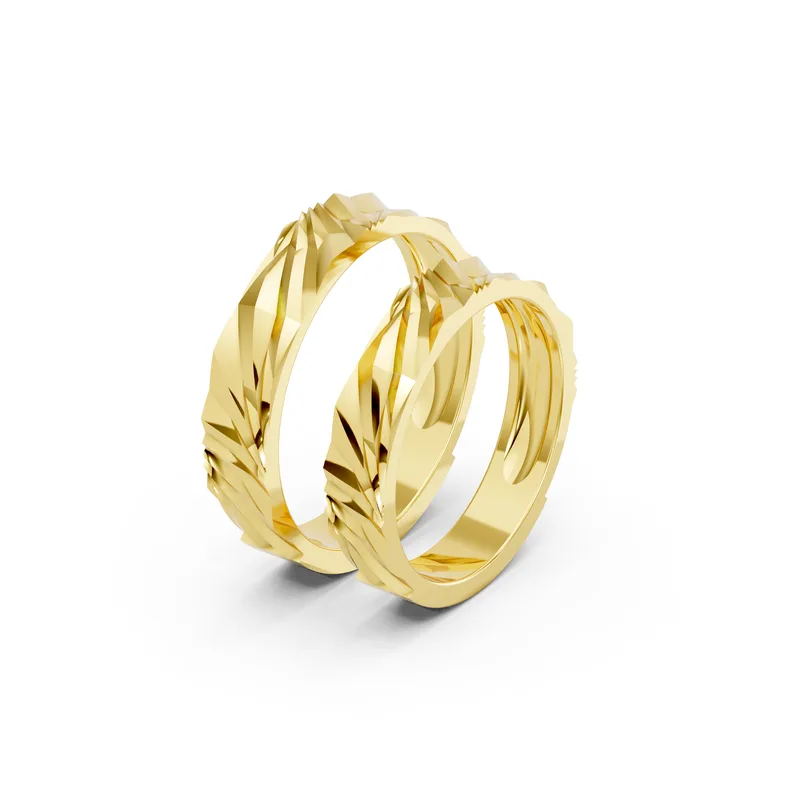 18K Gold Diamond Couple Rings (A139) – Rings by Ivanka & Co