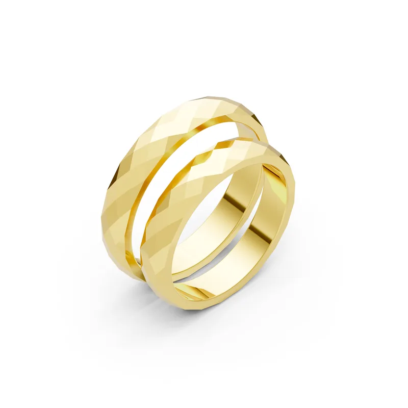18K Gold Diamond Couple Rings (A144) – Rings by Ivanka & Co