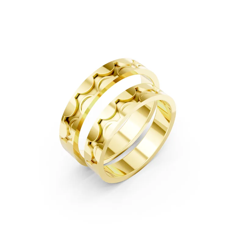 18K Gold Diamond Couple Rings (A161) – Rings by Ivanka & Co