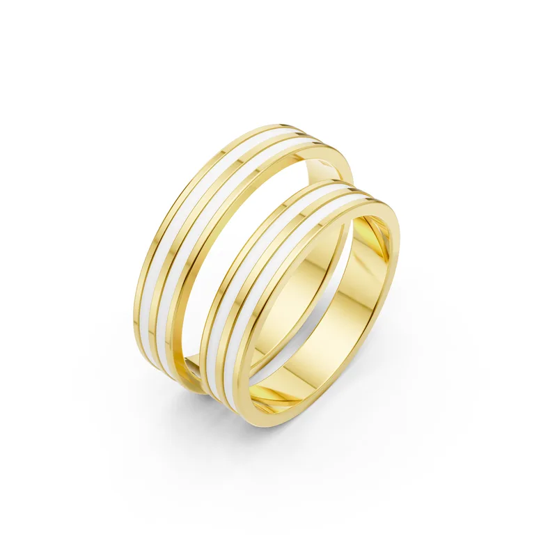 18K Gold Diamond Couple Rings (A162) – Rings by Ivanka & Co