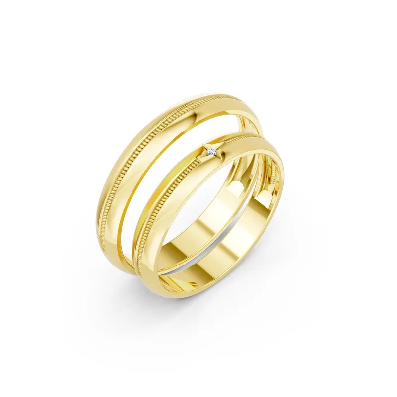 18K Gold Diamond Couple Rings (A200) – Rings by Ivanka & Co