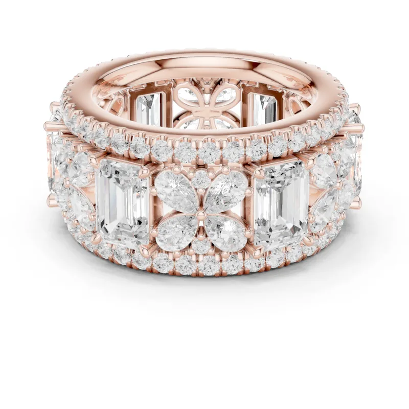 18K Gold Diamond Pavé Ring – 8.568 ct (DDLR-305) – Rings by Ivanka & Co