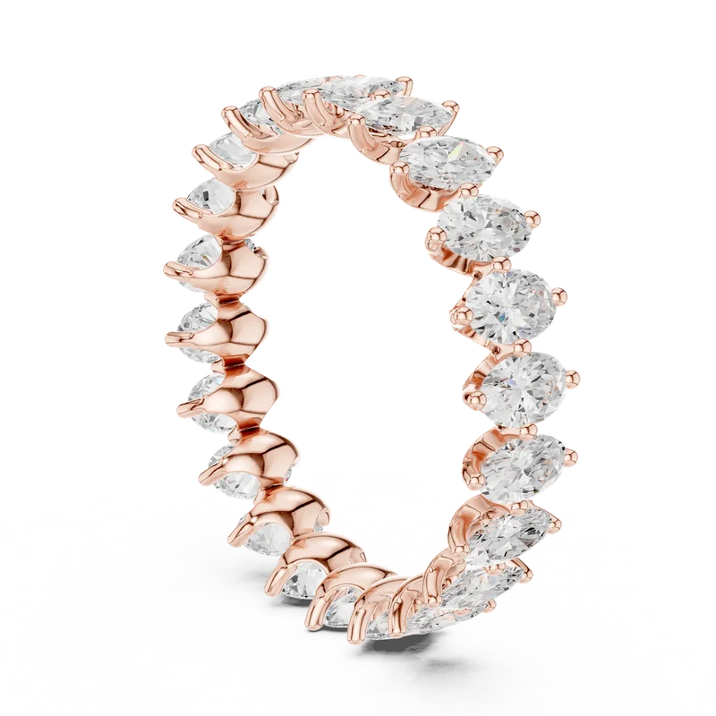 18K Gold Oval Diamond Pavé Ring – 1.66 ct (DDLR-374) – Rings by Ivanka & Co