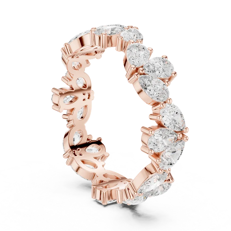 18K Gold Pear Diamond Pavé Ring – 2.22 ct (DDLR-375) – Rings by Ivanka & Co