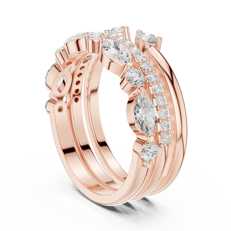 18K Gold Diamond Pavé Ring – 1.175 ct (DDLR-383) – Rings by Ivanka & Co