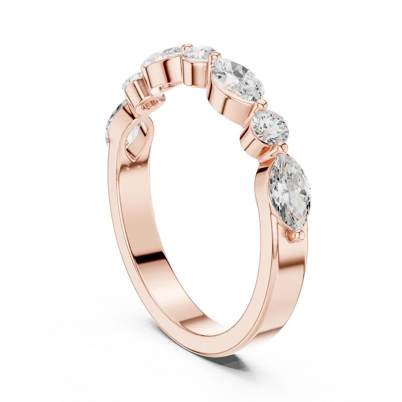 18K Gold Diamond Cluster Ring – 0.785 ct (DDLR-384) – Rings by Ivanka & Co