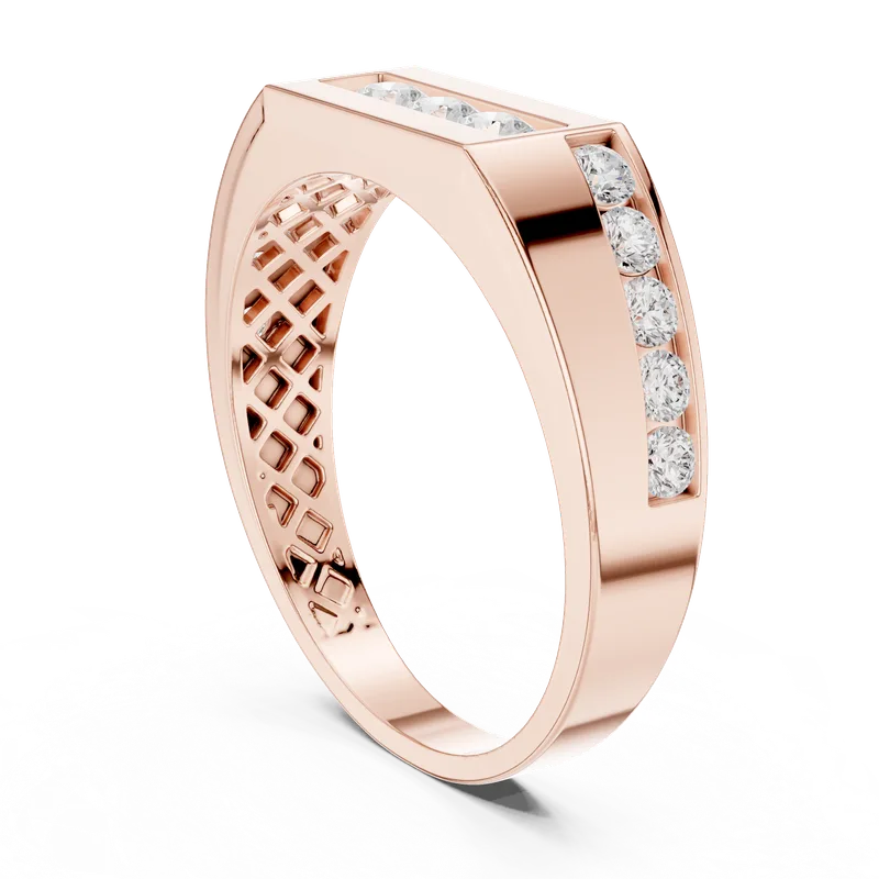 18K Gold Round Diamond Pavé Ring – 0.545 ct (DDLR-389) – Rings by Ivanka & Co